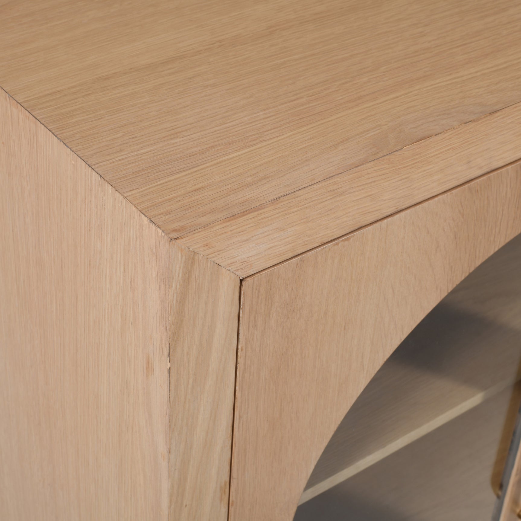 Archimedes Natural Oak 70 Console - Ornate Home