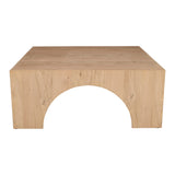 Archimedes Natural Square Cocktail Table - Ornate Home