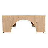 Archimedes Natural Square Cocktail Table - Ornate Home