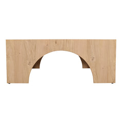 Archimedes Natural Square Cocktail Table - Ornate Home