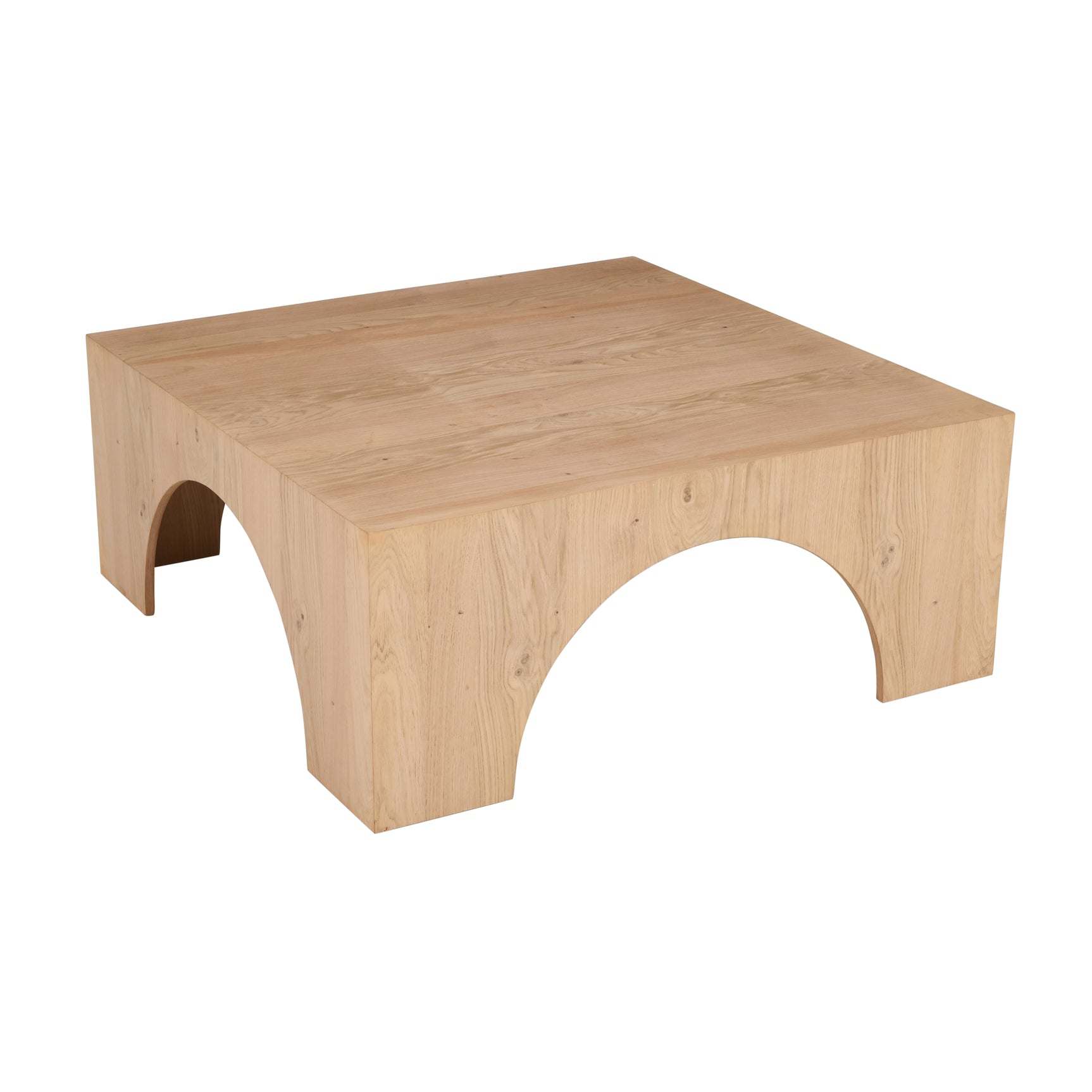 Archimedes Natural Square Cocktail Table - Ornate Home