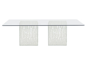 Arctic Clear/Acrylic Dining Table - Ornate Home