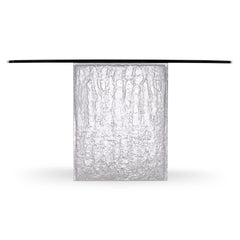 Arctic Clear/Acrylic Dining Table - Ornate Home