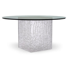 Arctic Clear/Acrylic Dining Table - Ornate Home
