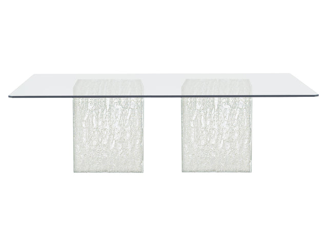 Arctic Clear/Acrylic Rectangular Dining Table - Ornate Home