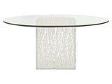 Arctic Clear/Acrylic Round Dining Table - Ornate Home