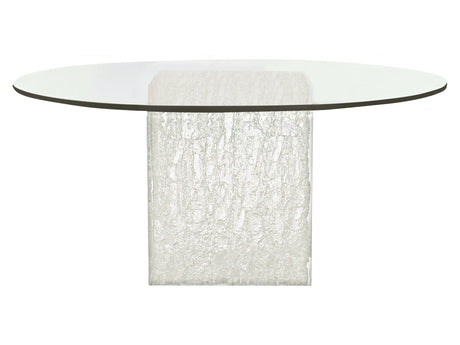 Arctic Clear/Acrylic Round Dining Table - Ornate Home