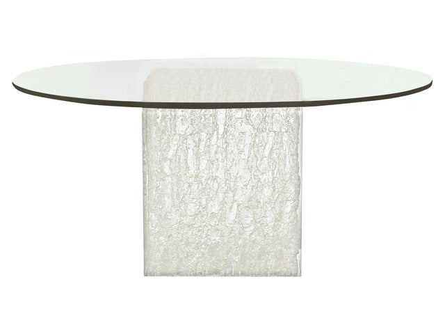 Arctic Clear/Acrylic Round Dining Table - Ornate Home