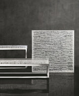 Arctic Ice Acrylic/Polished Stainless Steel Cocktail Table - Ornate Home