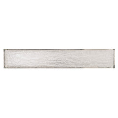 Arctic Ice/Polished Stainless Steel Console Table - Ornate Home