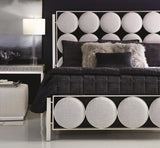 Arctic Ice/Polished Stainless Steel Console Table - Ornate Home