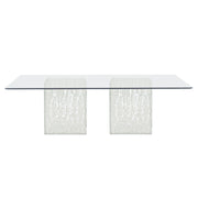 Arctic White Dining Table - Ornate Home