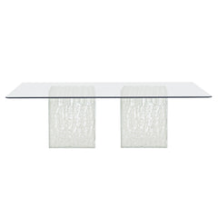 Arctic White Dining Table - Ornate Home