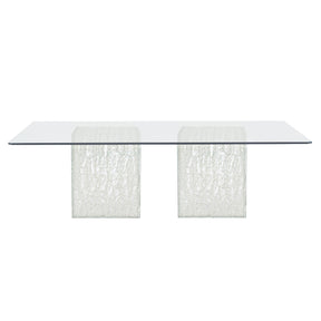 Arctic White Dining Table - Ornate Home