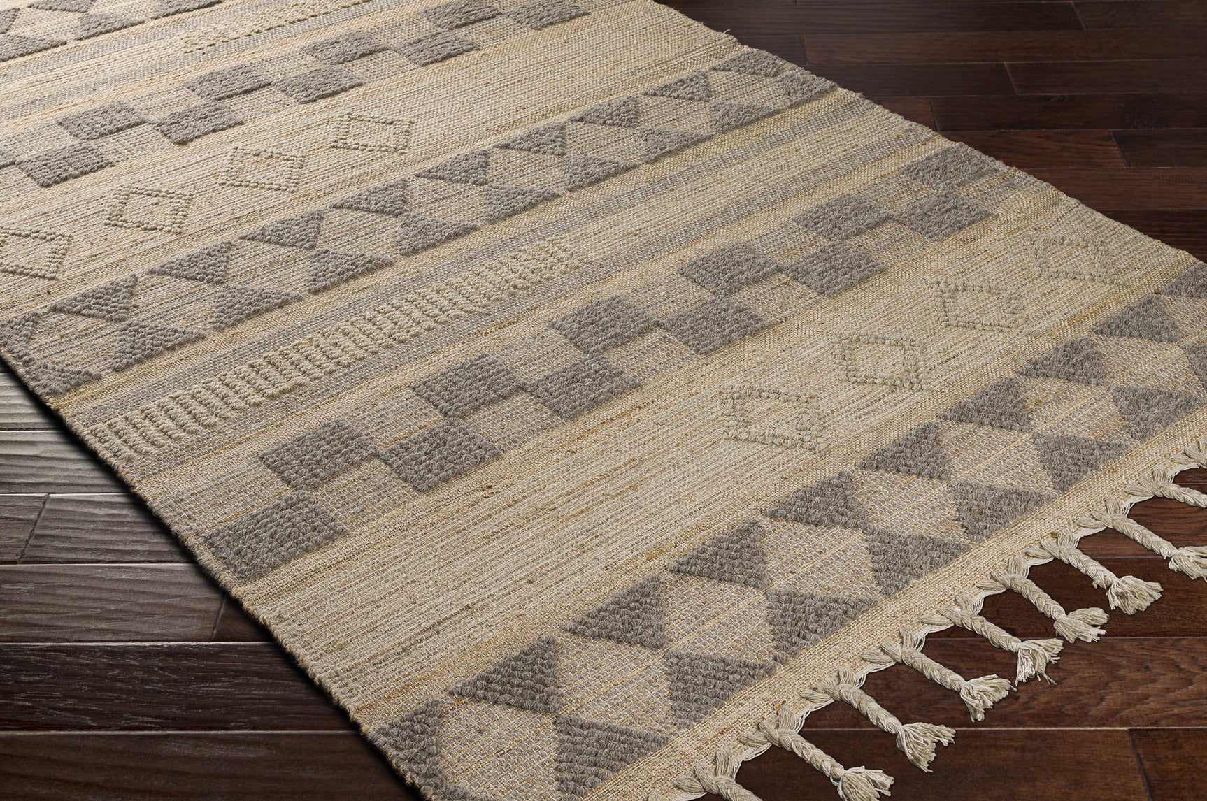 Ardee Totem Jute&Wool Blend Rug - Clearance - Ornate Home