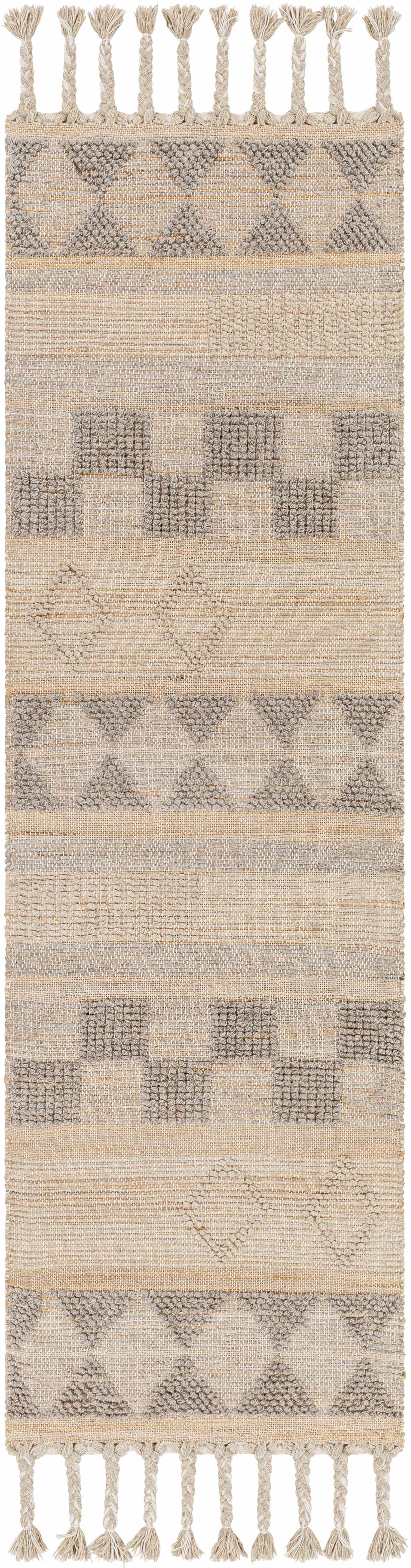 Ardee Totem Jute&Wool Blend Rug - Clearance - Ornate Home