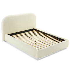 Arden Beige Queen Bed - Ornate Home