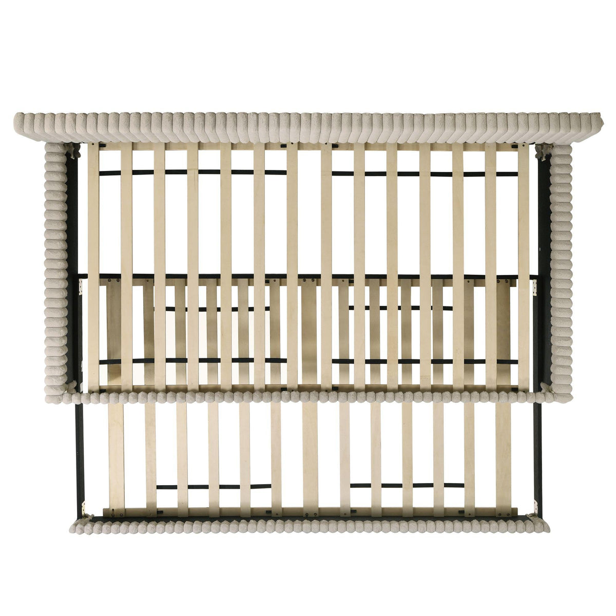 Arden Corduroy Beige Twin Daybed with Trundle - Ornate Home