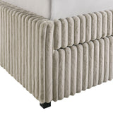 Arden Corduroy Beige Twin Daybed with Trundle - Ornate Home