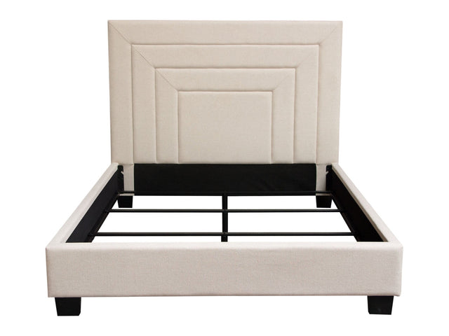 Arden Cream Queen Bed - Ornate Home