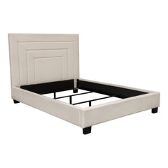 Arden Cream Queen Bed - Ornate Home
