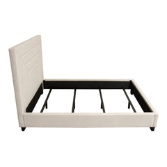 Arden Cream Queen Bed - Ornate Home