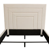 Arden Cream Queen Bed - Ornate Home