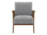 Arden Gray Accent Chair - Ornate Home