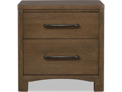 Arden Tavern Brown 2-Drawer Nightstand - Ornate Home