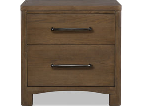 Arden Tavern Brown 2-Drawer Nightstand - Ornate Home