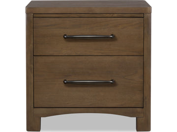Arden Tavern Brown 2-Drawer Nightstand - Ornate Home