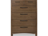 Arden Tavern Brown 6 Drawer Chest - Ornate Home