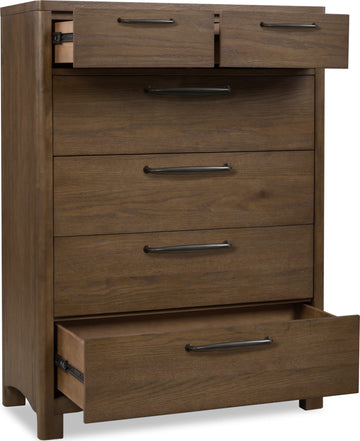 Arden Tavern Brown 6 Drawer Chest - Ornate Home