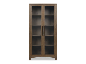Arden Tavern Brown Curio Cabinet - Ornate Home