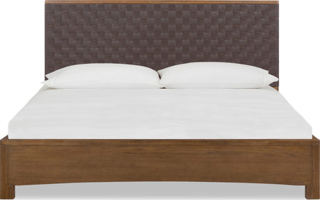 Arden Tavern Brown Queen Platform Bed - Ornate Home