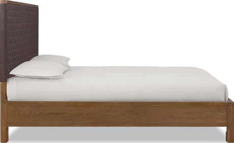 Arden Tavern Brown Queen Platform Bed - Ornate Home