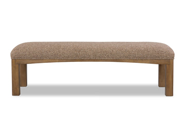 Arden Tavern Brown Upholstered Bench - Ornate Home