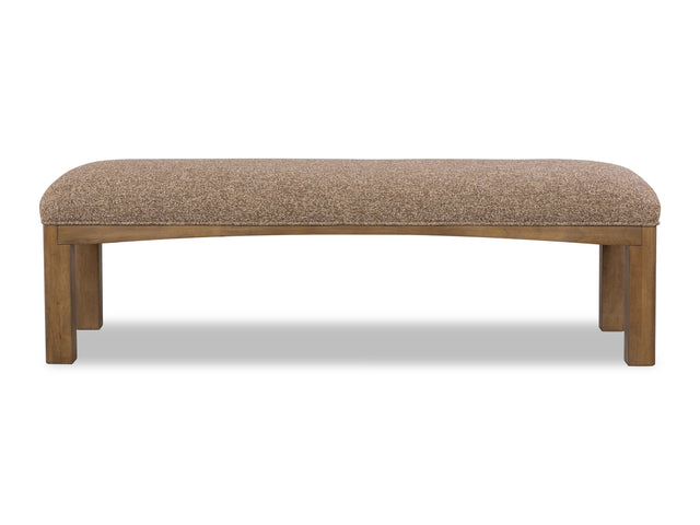 Arden Tavern Brown Upholstered Bench - Ornate Home