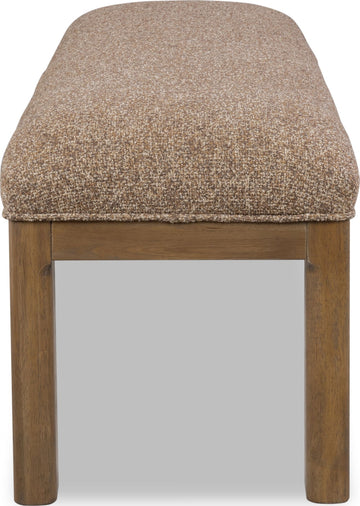 Arden Tavern Brown Upholstered Bench - Ornate Home
