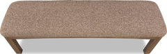 Arden Tavern Brown Upholstered Bench - Ornate Home