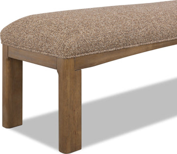 Arden Tavern Brown Upholstered Bench - Ornate Home