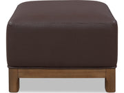Arden Tavern Brown Upholstered Ottoman - Ornate Home