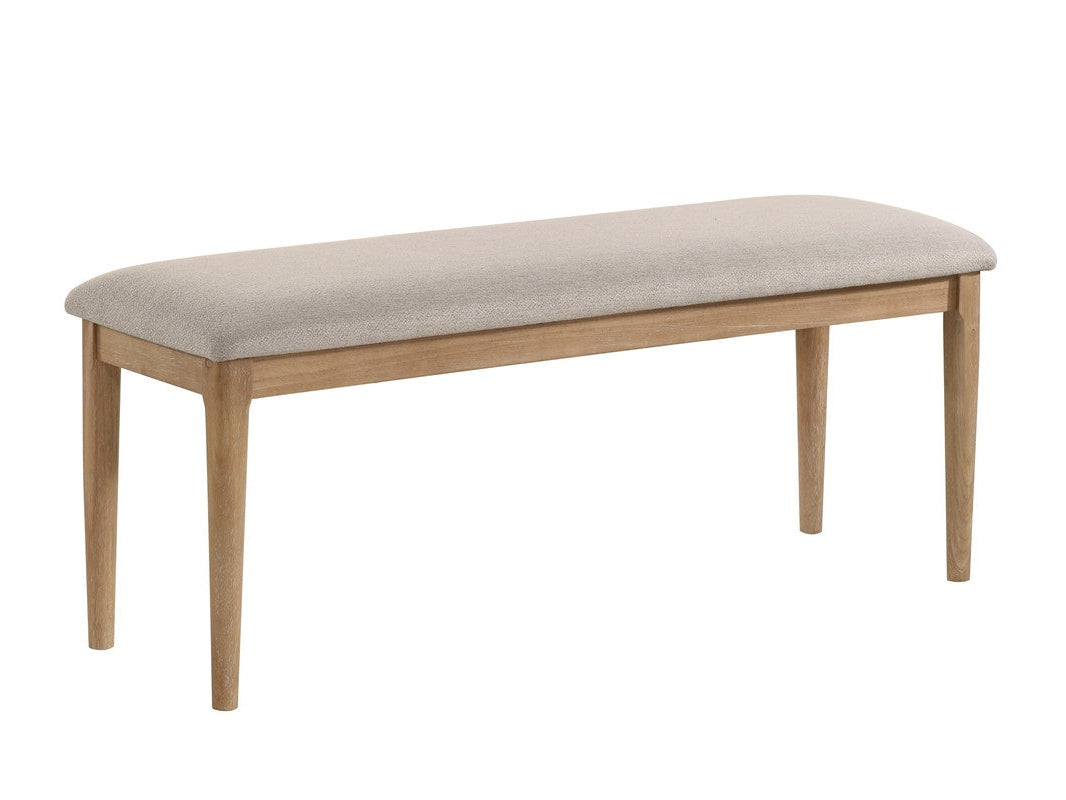 Arden Warm Wood/Gray Bench - Ornate Home