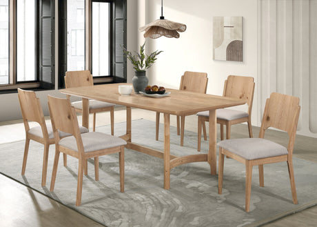 Arden Warm Wood/Gray Dining Set - Ornate Home