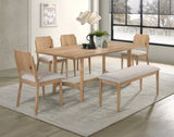 Arden Warm Wood/Gray Dining Set - Ornate Home