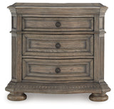Ardenfield Light Brown California King Sleigh Bedroom Set with Chest and Nightstand (Online Special Price) - Ornate Home