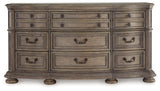 Ardenfield Light Brown Dresser - Ornate Home