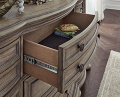 Ardenfield Light Brown Dresser and Mirror - Ornate Home