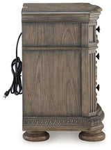 Ardenfield Light Brown King Sleigh Bedroom Set with Dresser, Mirror and Nightstand (Online Special Price) - Ornate Home