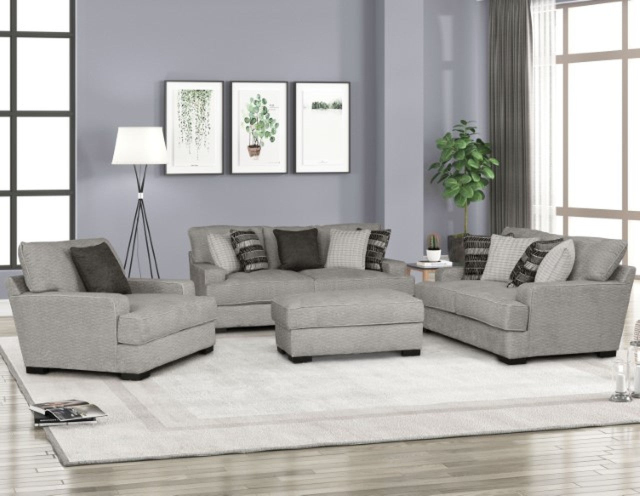 Ardenfold Gray Chair - Ornate Home